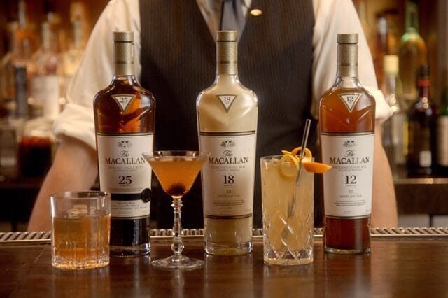 Giá Macallan tùy thuộc vào từng dòng rượu