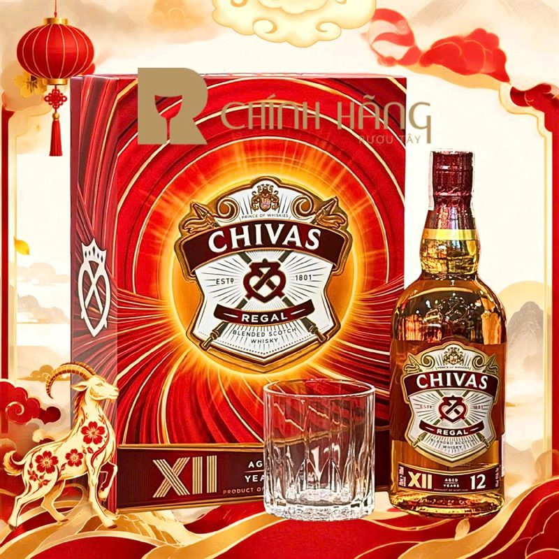 Chivas 12 Năm - Hộp Quà Tết 2027 700 ml