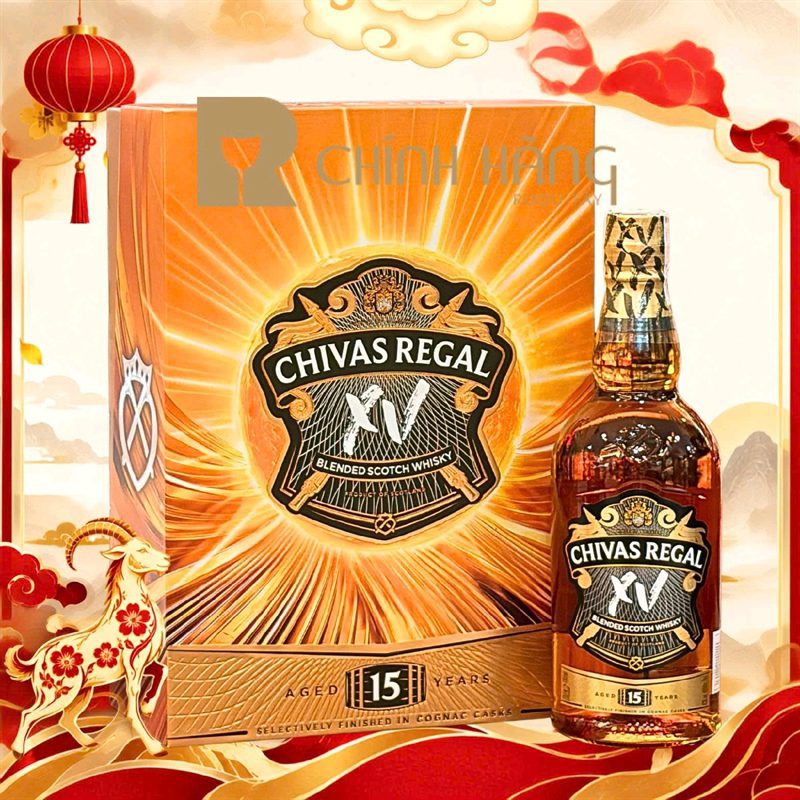 Chivas 15 Năm - Hộp Quà Tết 2027 700 ml