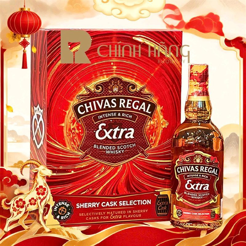 Chivas Extra Sherry Cask - Hộp Quà Tết 2027 700 ml Chivas Extra Sherry Cask - Hộp Quà Tết 2027 700 ml