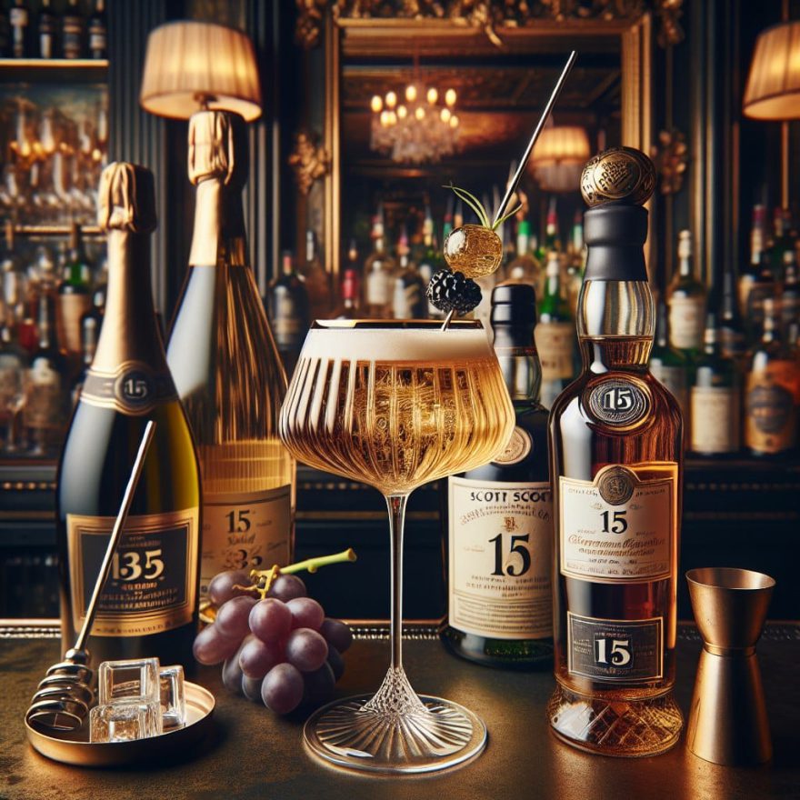 Hướng dẫn pha chế Chivas XV Champagne Cocktail ngon dễ làm