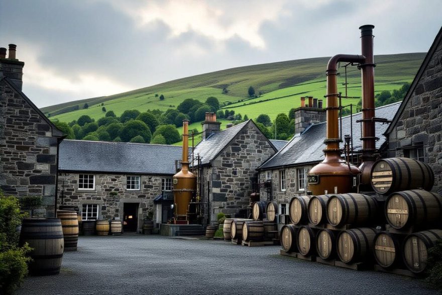 Vùng nguyên liệu và đặc trưng sản xuất (Speyside, Highlands, Strathisla) tạo nên bản sắc Chivas 12