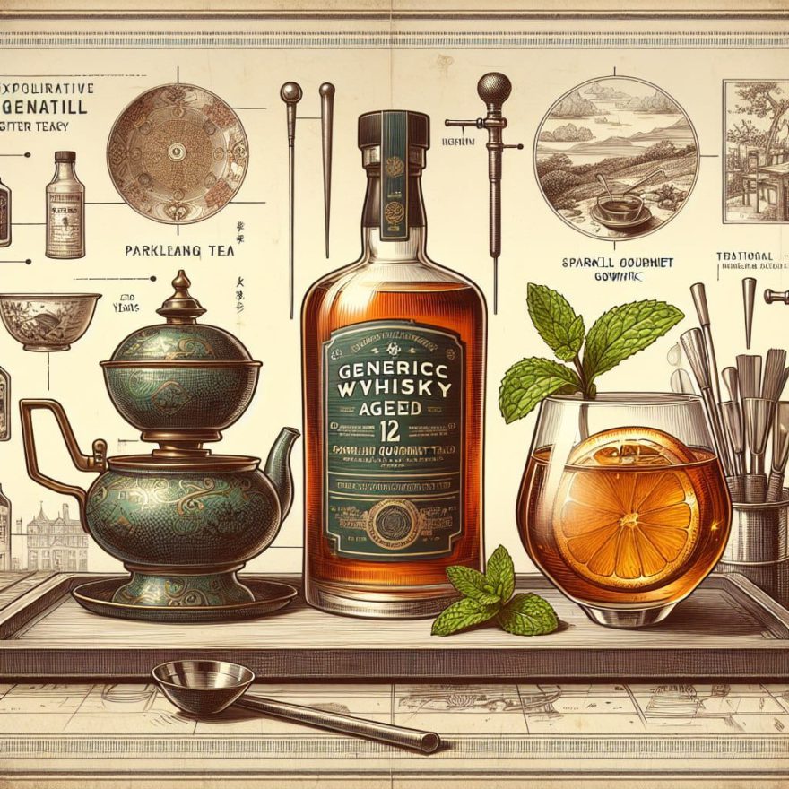 Hướng dẫn pha chế Cocktail Saichoball: Sự kết hợp độc đáo của trà Saicho và rượu Chivas