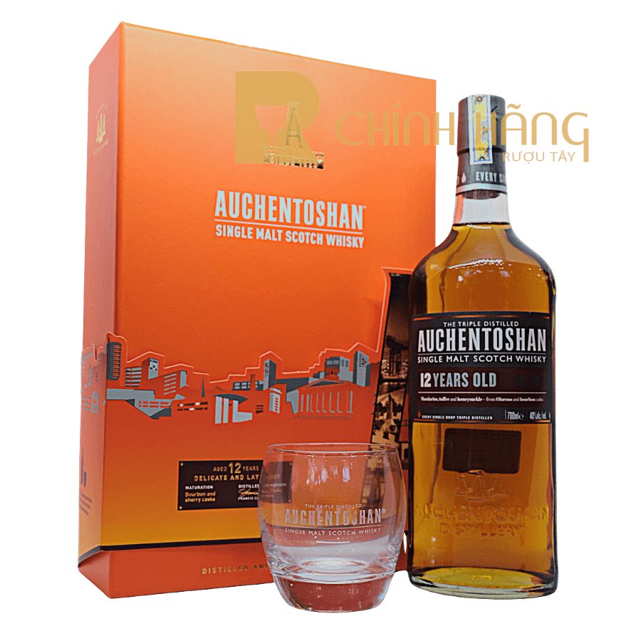 Auchentoshan 12 Năm - Hộp Quà Tết 2022 700 ml Auchentoshan 12 Năm - Hộp Quà Tết 2022 700 ml