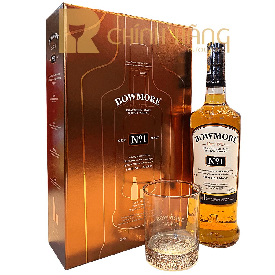 Bowmore No.1 - Hộp Quà Tết 2022 700 ml Bowmore No.1 - Hộp Quà Tết 2022 700 ml