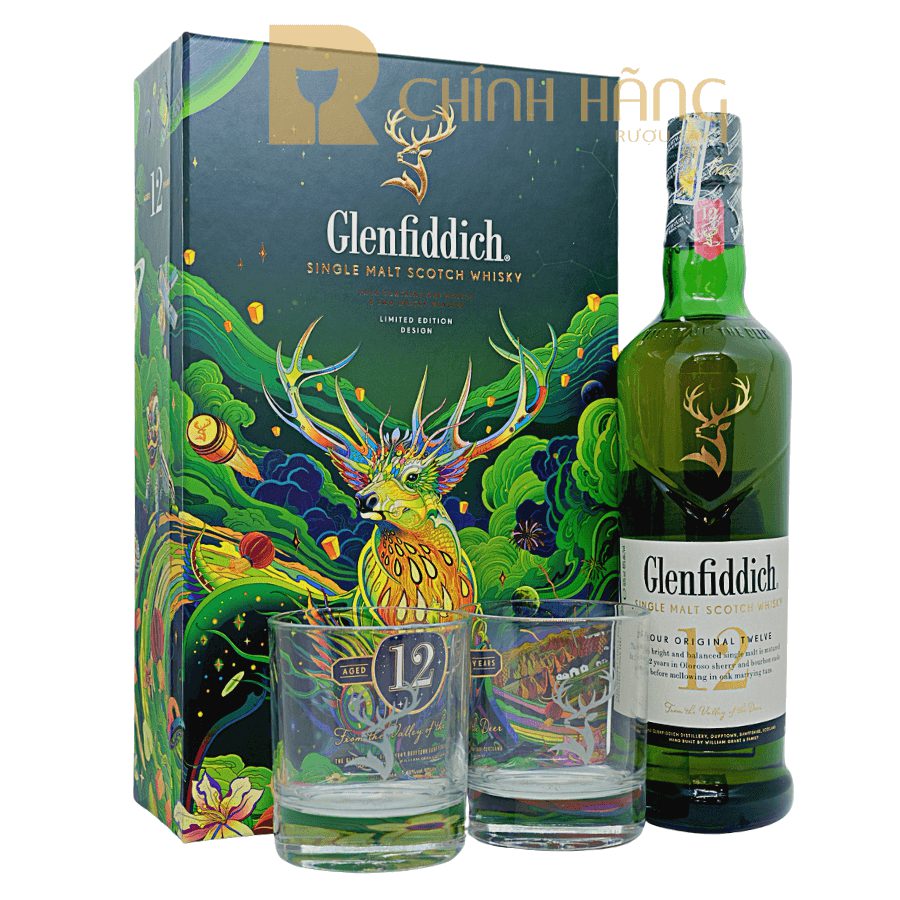 Glenfiddich 12 Năm - Hộp Quà Tết 2022 700 ml Glenfiddich 12 Năm - Hộp Quà Tết 2022 700 ml