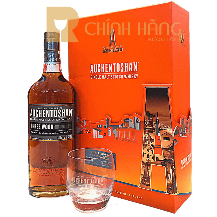 Auchentoshan Three Wood - Hộp Quà Tết 2022 700 ml Auchentoshan Three Wood - Hộp Quà Tết 2022 700 ml