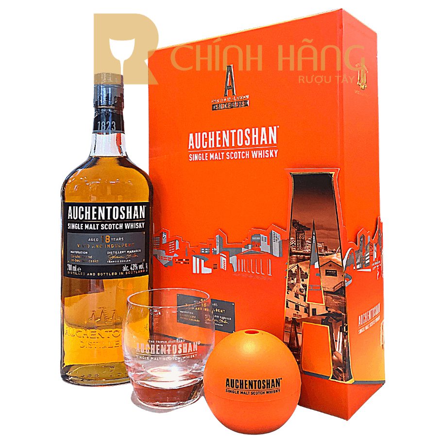 Auchentoshan 18 Năm - Hộp Quà Tết 2022 700 ml
