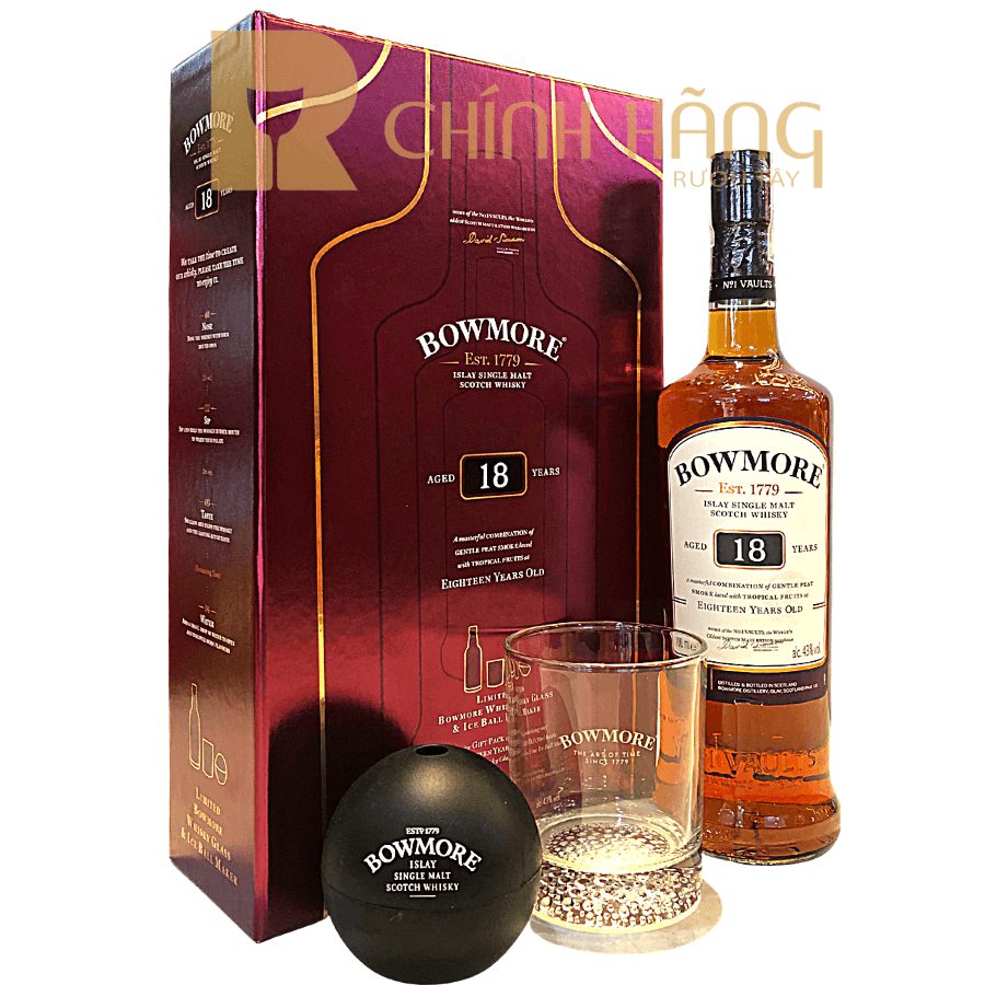 Bowmore 18 Năm - Hộp Quà Tết 2022 700 ml Bowmore 18 Năm - Hộp Quà Tết 2022 700 ml