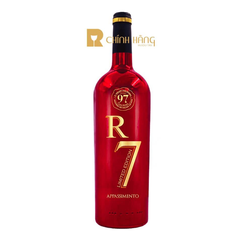Vang đỏ R7 Appassimento Puglia IGP 750 ml
