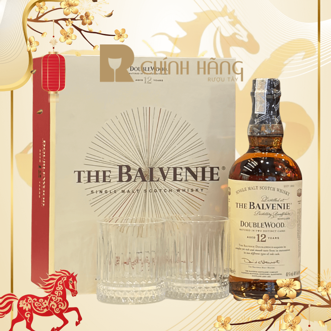 Balvenie 12 Năm Doublewood - Hộp Quà Tết 2026