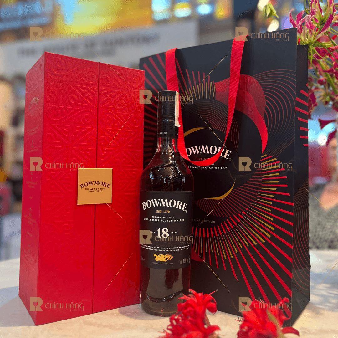 Bowmore 18 Năm The Original Islay - Hộp Quà Tết 2026 700 ml - hình mô tả 2