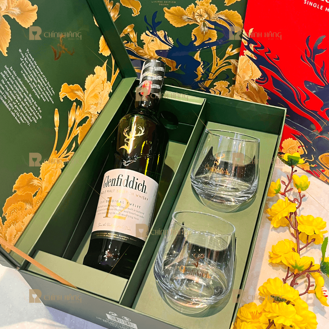 Glenfiddich 12 Năm - Hộp Quà Tết 2026 700 ml - hình mô tả 2
