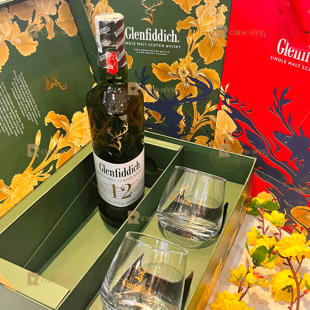 Glenfiddich 12 Năm - Hộp Quà Tết 2026 700 ml - hình mô tả 2