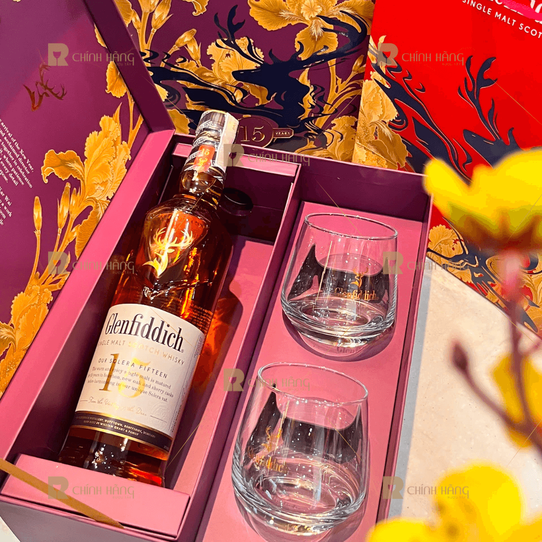Glenfiddich 15 Năm - Hộp Quà Tết 2026 700 ml - hình mô tả 2