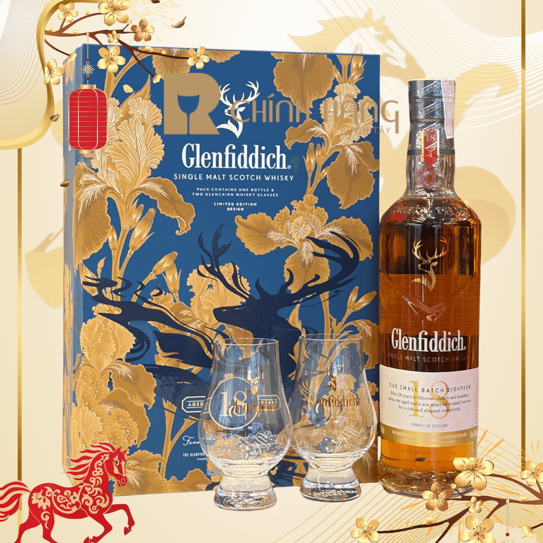 Glenfiddich 18 Năm - Hộp Quà Tết 2026