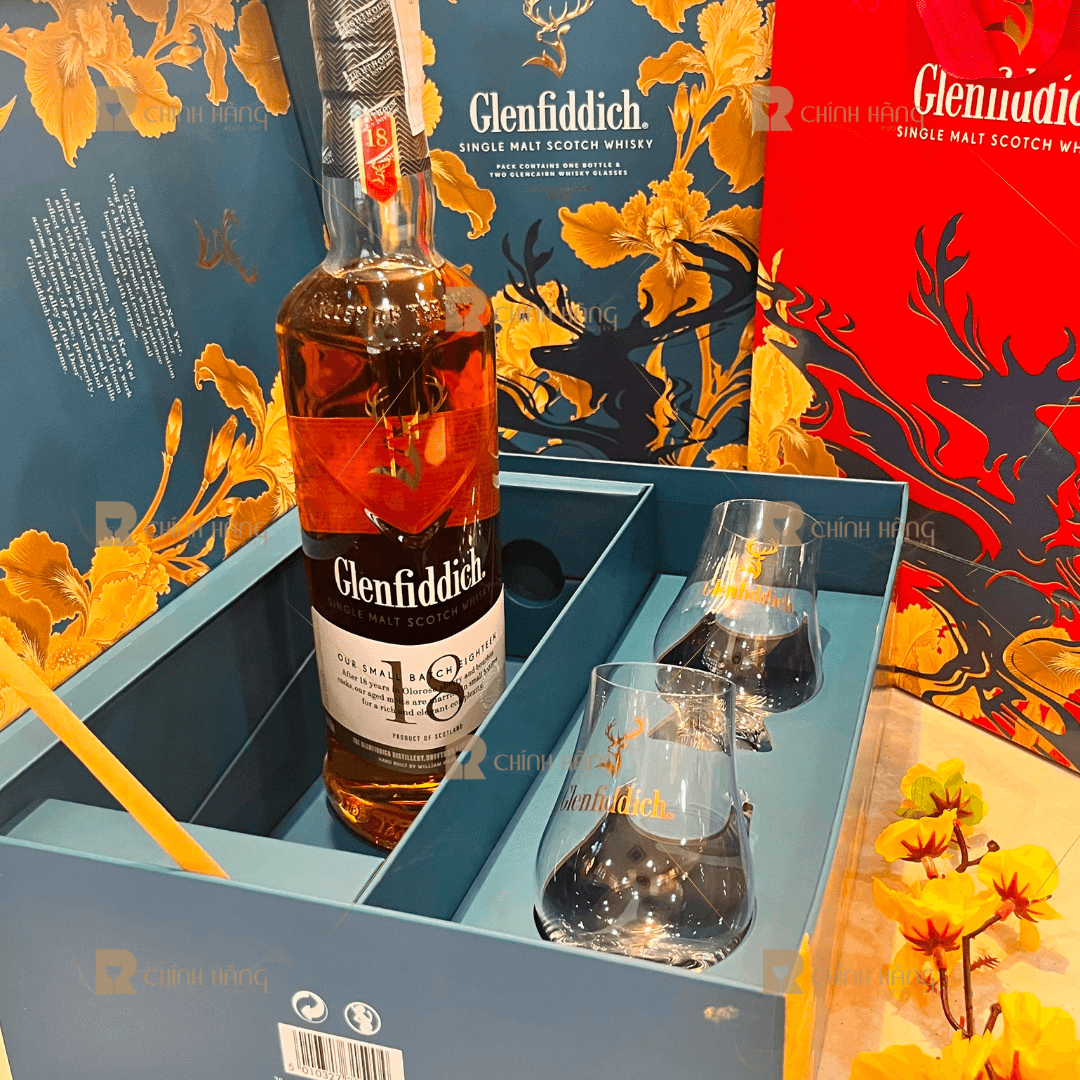 Glenfiddich 18 Năm - Hộp Quà Tết 2026 700 ml - hình mô tả 2