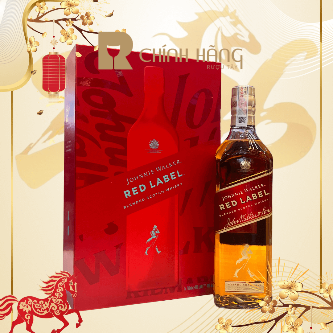Johnnie Walker Red Label - Hộp Quà Tết 2026
