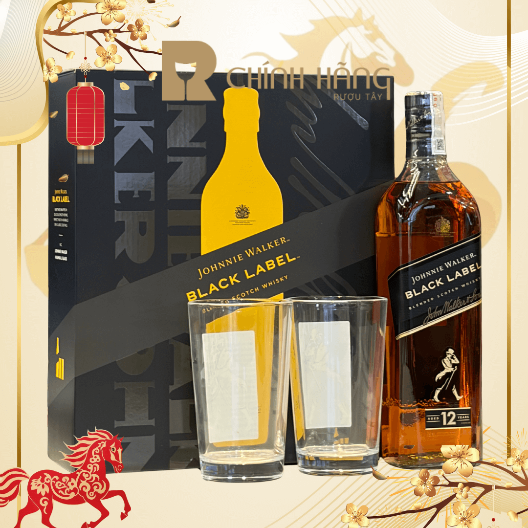 Johnnie Walker Black Label - Hộp Quà Tết 2026