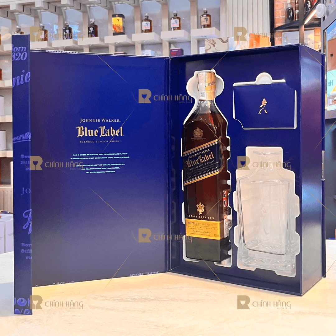 Johnnie Walker Blue Label - Hộp Quà Tết 2026 750 ml - hình mô tả 2
