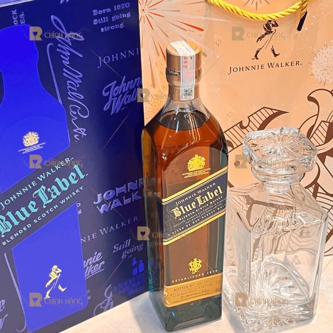 Johnnie Walker Blue Label - Hộp Quà Tết 2026 750 ml - hình mô tả 2