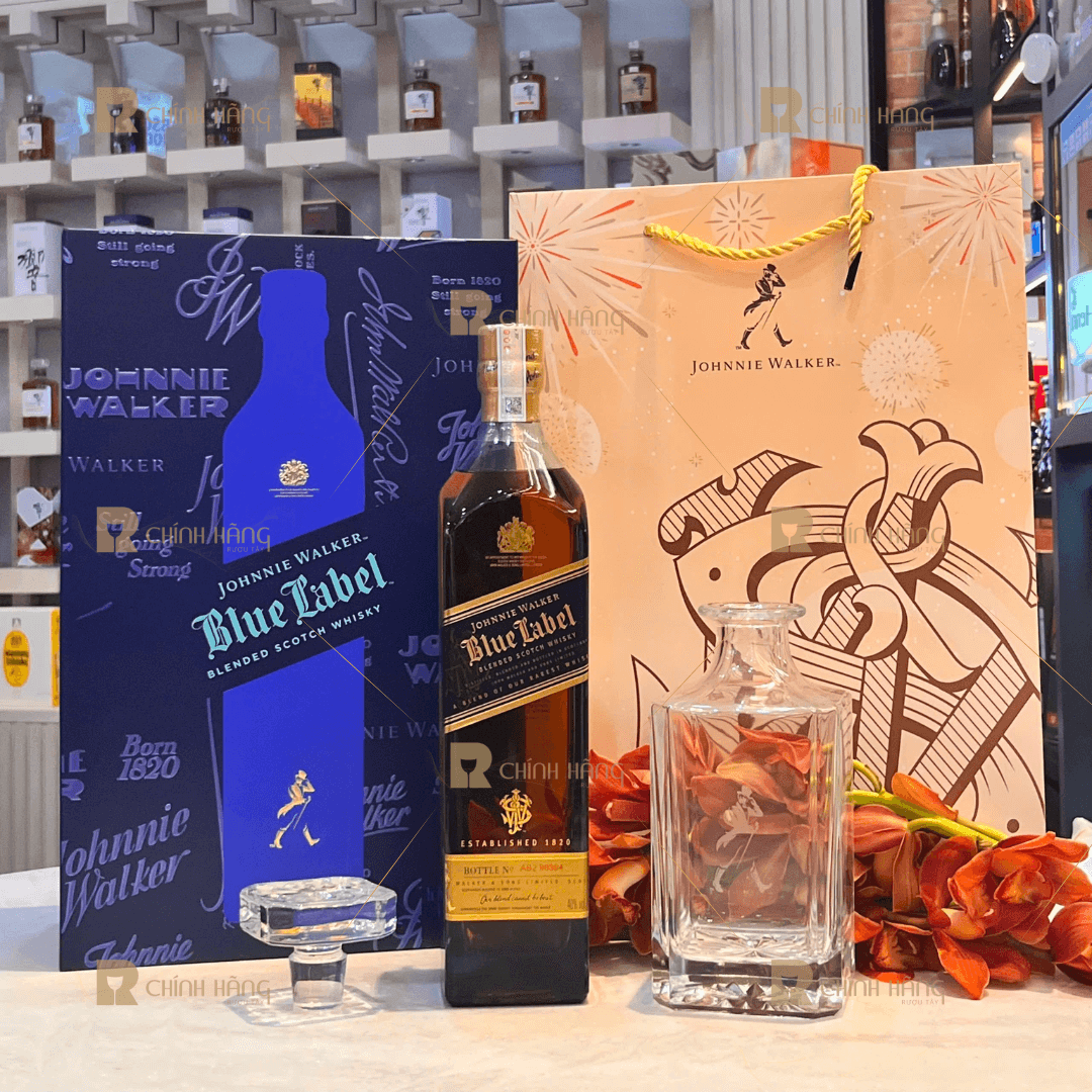 Johnnie Walker Blue Label - Hộp Quà Tết 2026 750 ml - hình mô tả 2