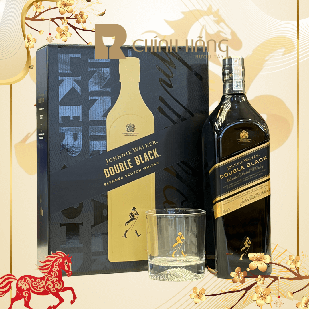 Johnnie Walker Double Black Label - Hộp Quà Tết 2026