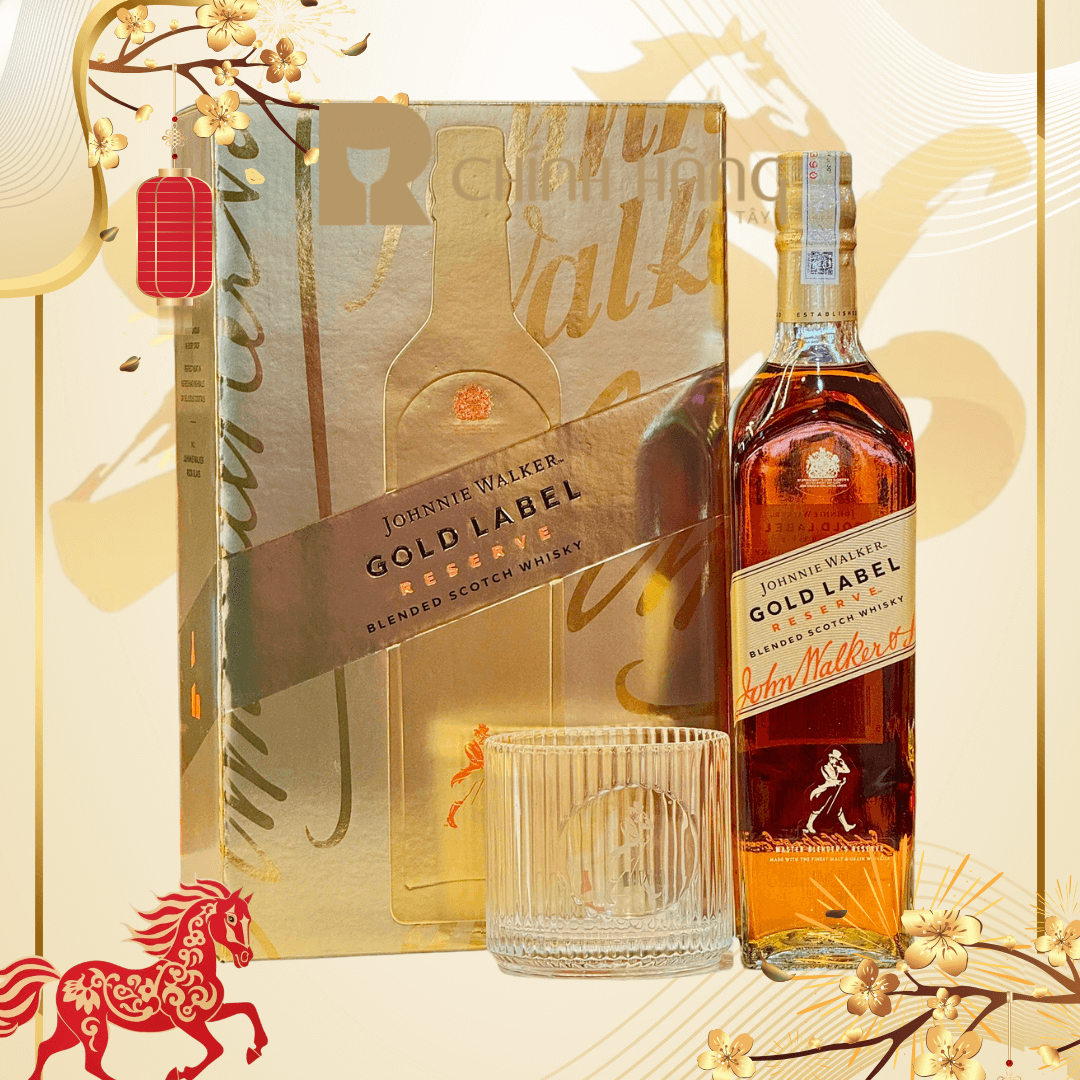 Johnnie Walker Gold Label - Hộp Quà Tết 2026