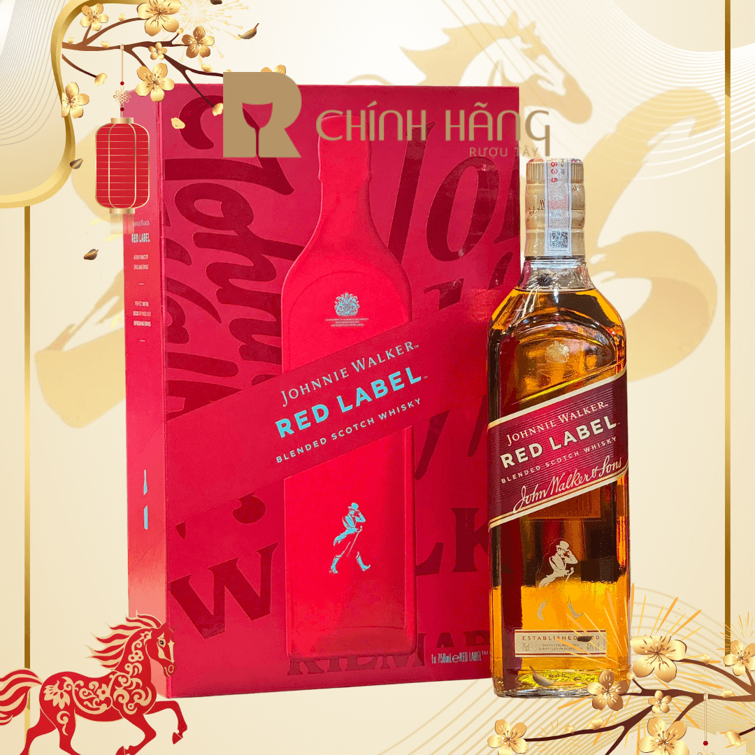 Johnnie Walker Red Label - Hộp Quà Tết 2026