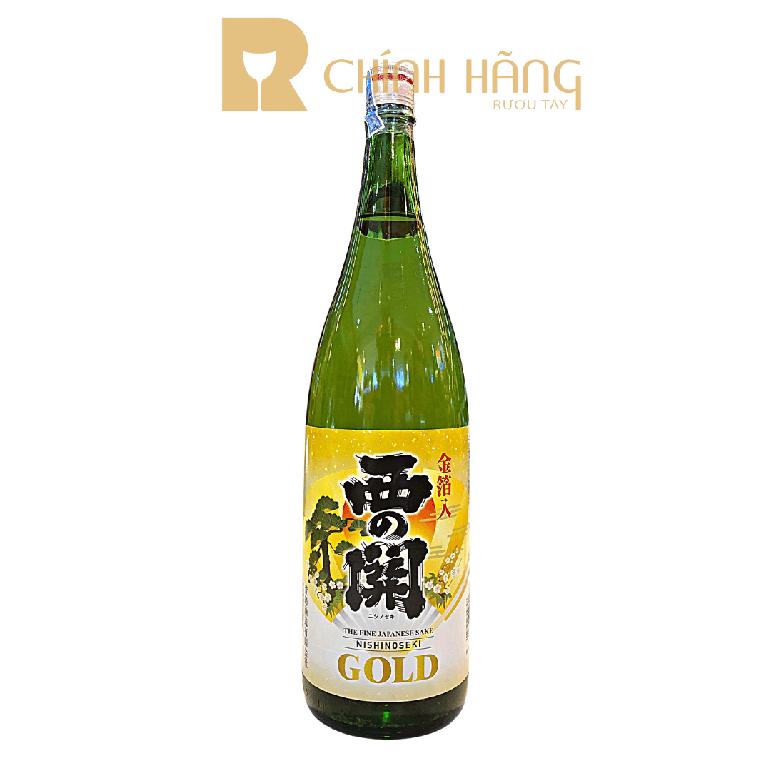 Sake Vảy Vàng Nishinoseki 1800ml - hình mô tả 2