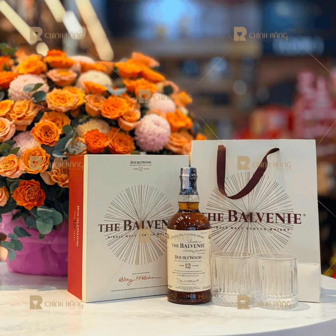 Balvenie 12 Năm Doublewood - Hộp Quà Tết 2026 700 ml - hình mô tả 2