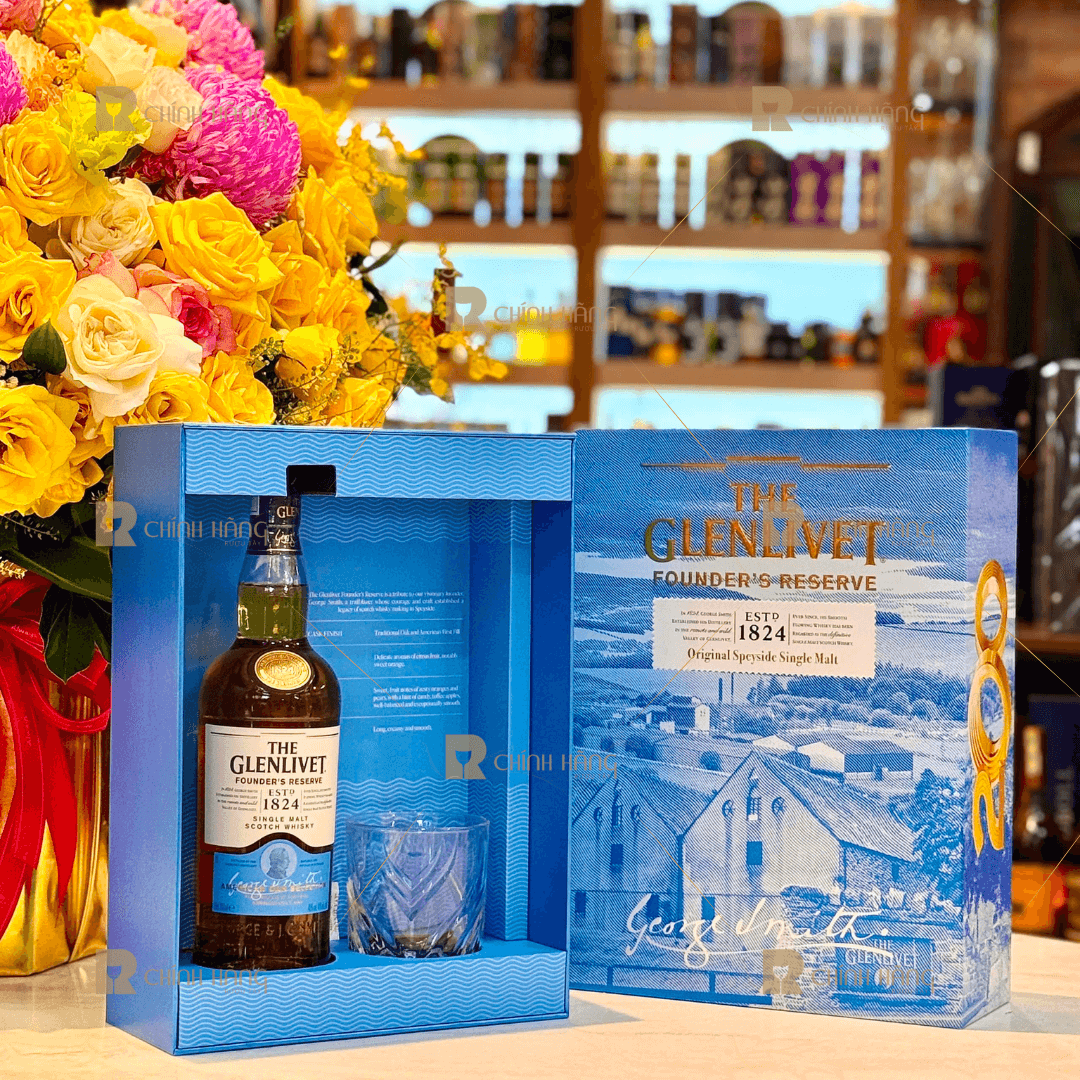 Glenlivet Founder's Reserve - Hộp Quà Tết 2026 700 ml - hình mô tả 2