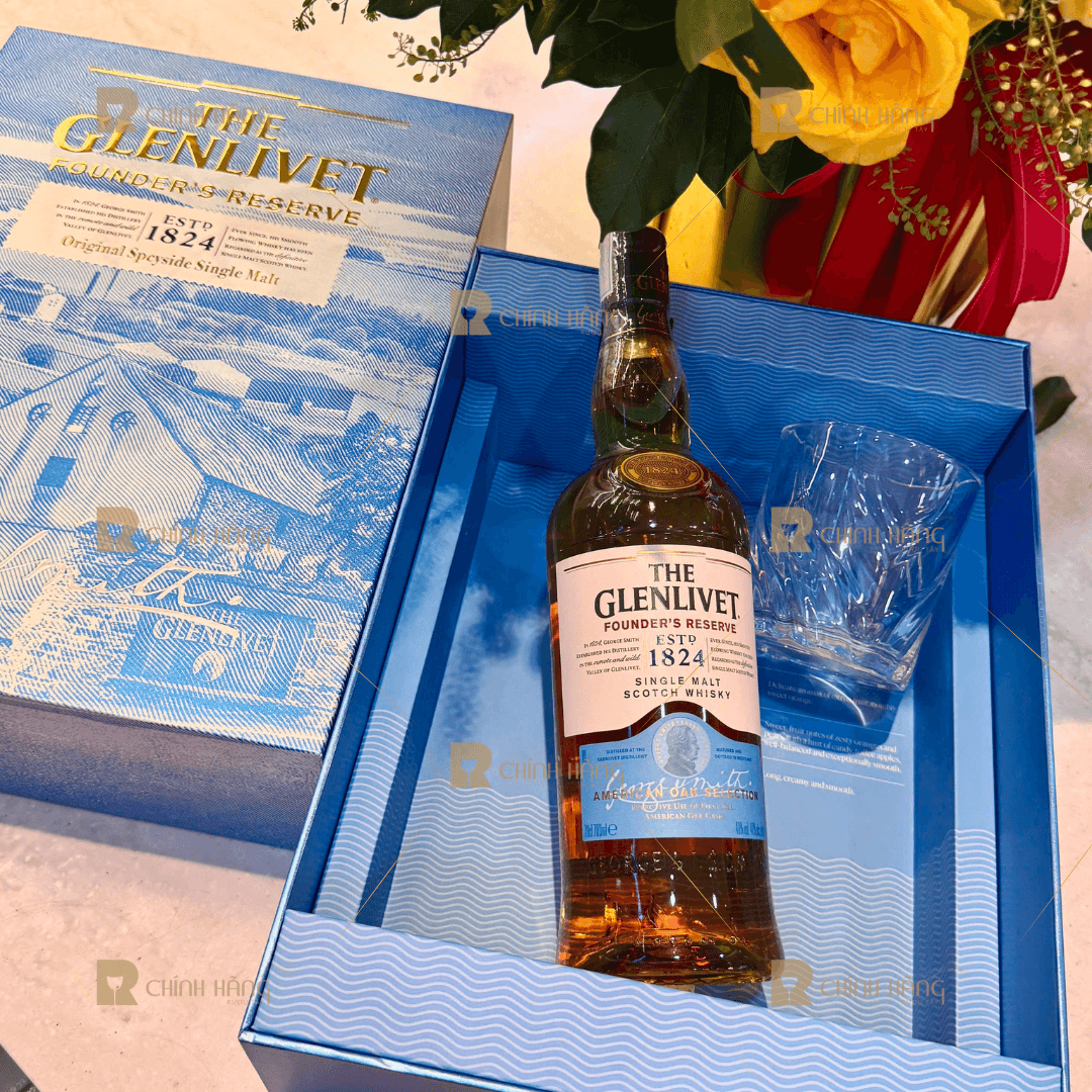 Glenlivet Founder's Reserve - Hộp Quà Tết 2026 700 ml - hình mô tả 2