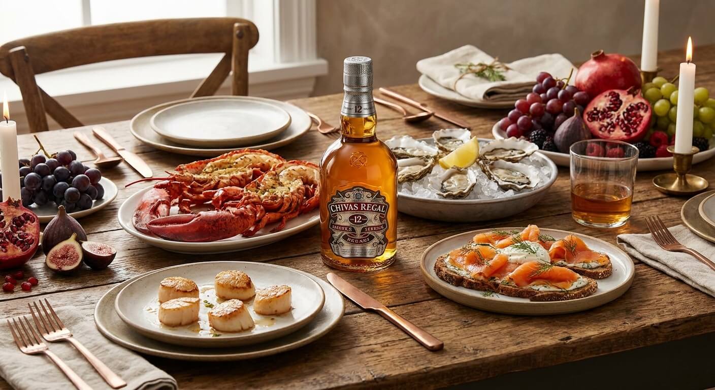 chivas 12 food pairing