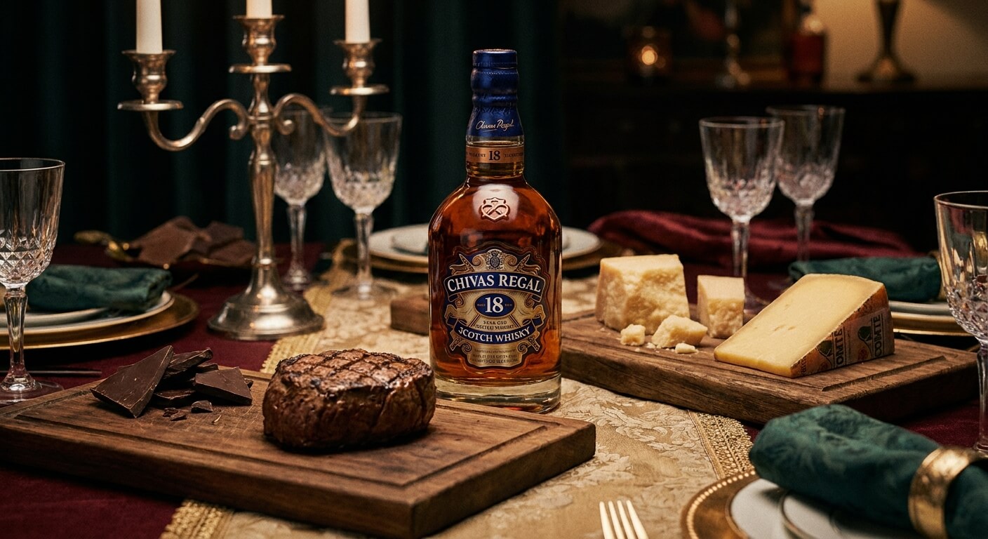 chivas 18 food pairing