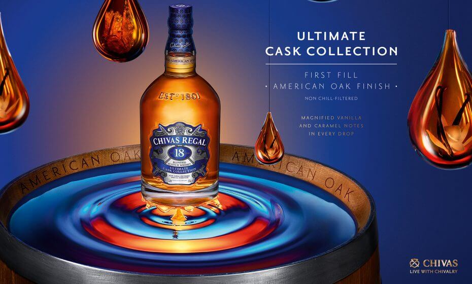 Chivas 18 Ultimate Cask Collection - Dòng Whisky phối trộn nức tiếng thế giới