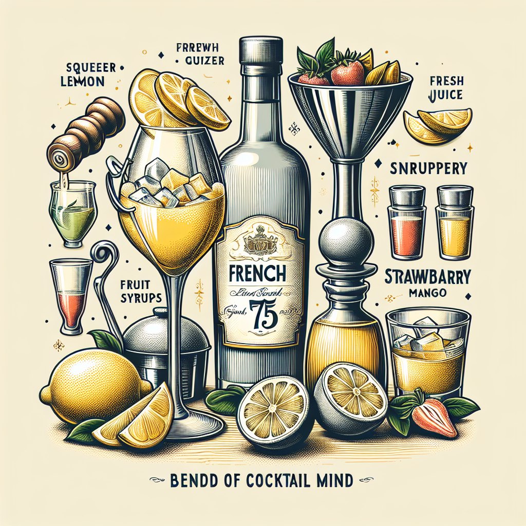 French 75 - Sang Trọng Với Champagne và Gin Trong Ly Cocktail Thu Nhỏ