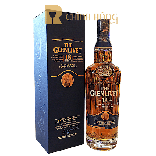 Hình 1. Rượu Glenlivet 18 là một trong những dòng whisky đơn cất nổi tiếng nhất hiện nay
