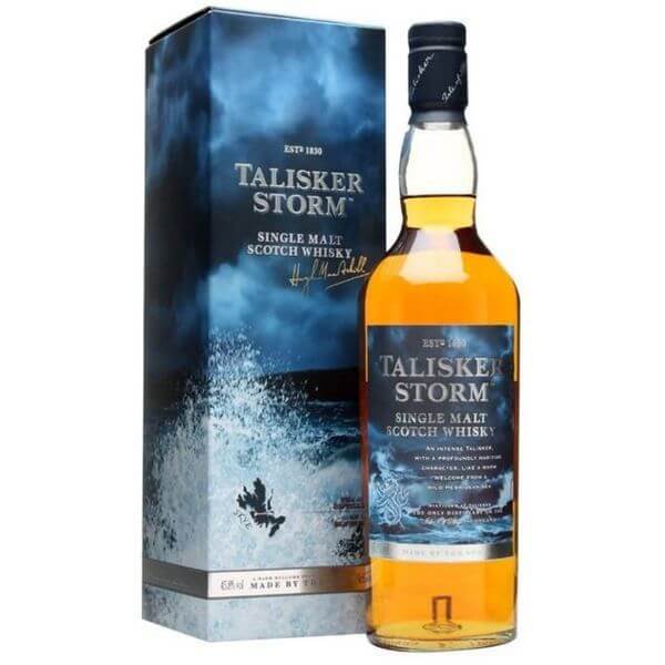 Rượu Talisker Storm sở hữu vị khói mạnh nhất trong nhà rượu Talisker 