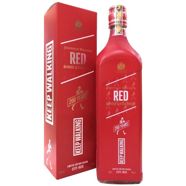 Johnnie Walker Red Label 200 Years Icons Limited Edition 750 ml