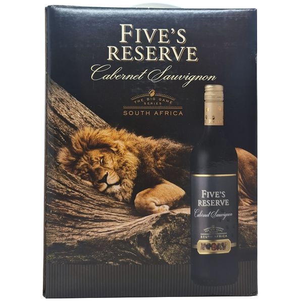 Vang bịch Five's Reserve Cabernet Sauvignon 3L (Nam Phi)